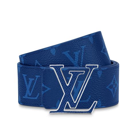 lv blue belt|louis vuitton belt for men.